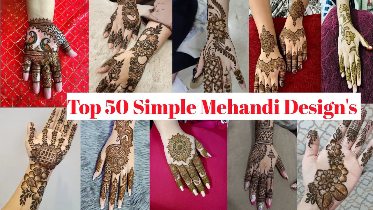 New sawan special mehandi designs || sawan me lagaye ye 50 arabic easy mehandi design||