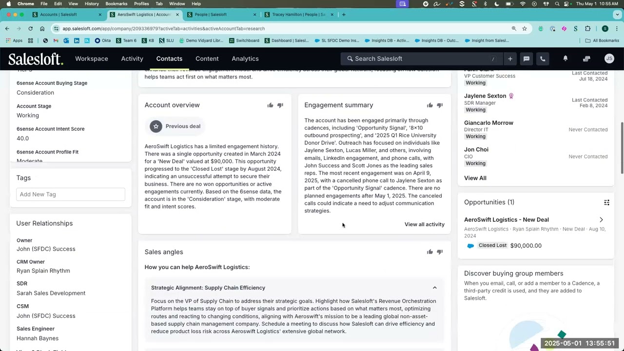 Sideline Strategy: Account Research Agent