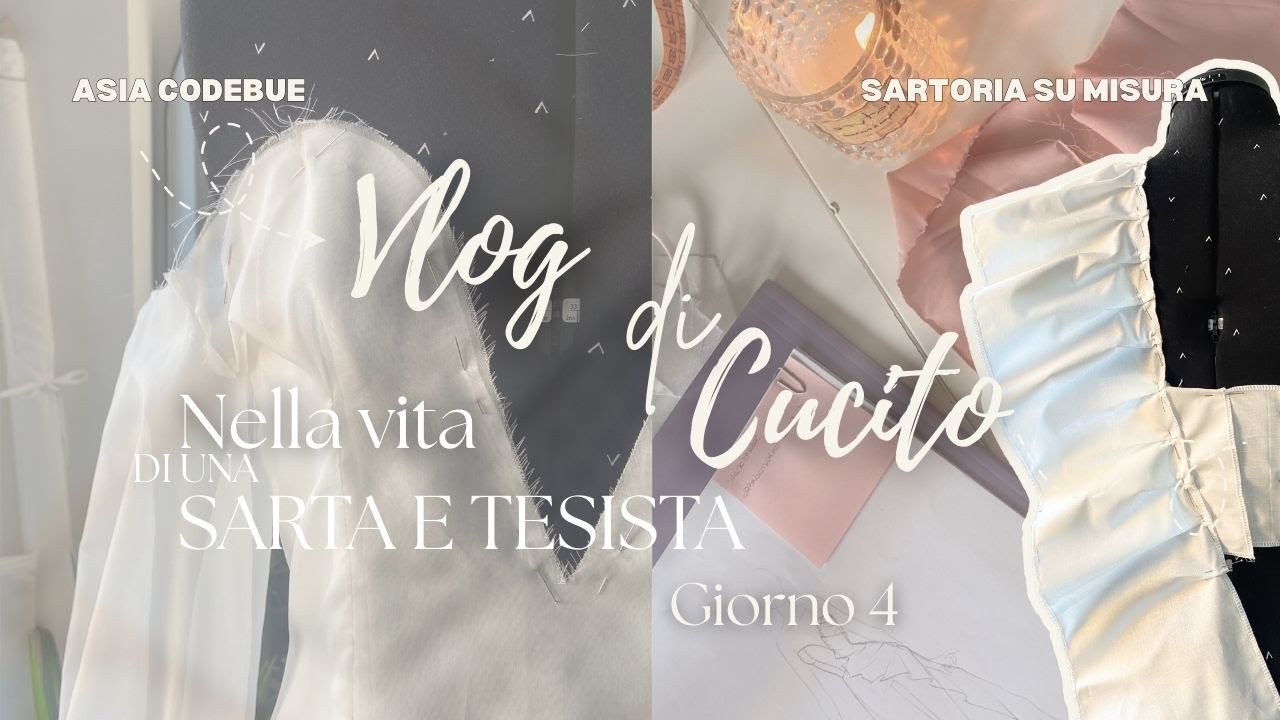Dietro le quinte di un nuovo progetto sartoriale | Diario di una sarta | Giorno 4