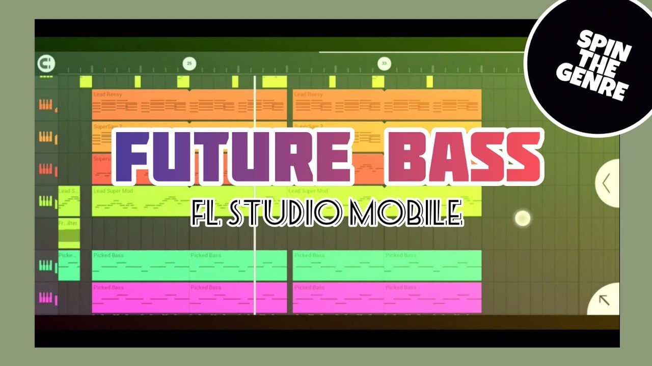 I TRIED TO MAKE FUTURE BASS IN FL STUDIO MOBILE!! *sick melodic drop!* | SPIN THE GENRE 3
