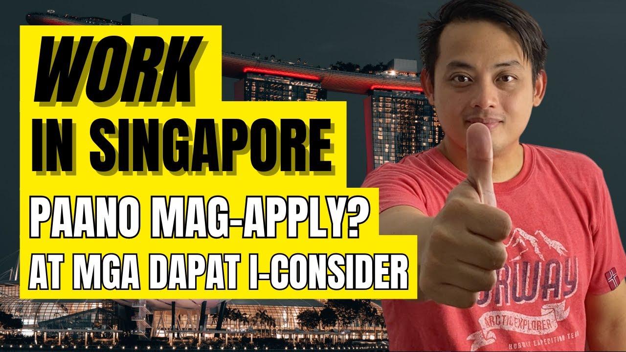 How To Get A Job In Singapore For Filipino 2026