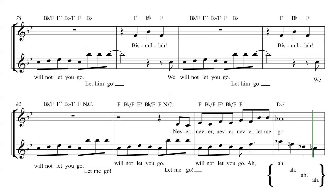 Horn - Bohemian Rhapsody - Queen Sheet Music, Chords, and Vocals