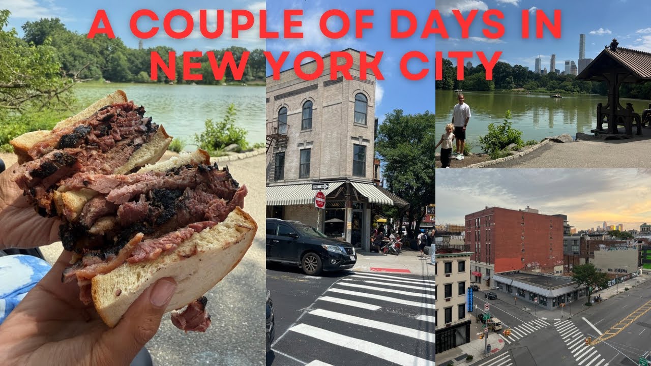 NEW YORK VLOG 🍎 | Exploring the City with Young Kids | Katz Deli, Levain Bakery & Brooklyn Bridge