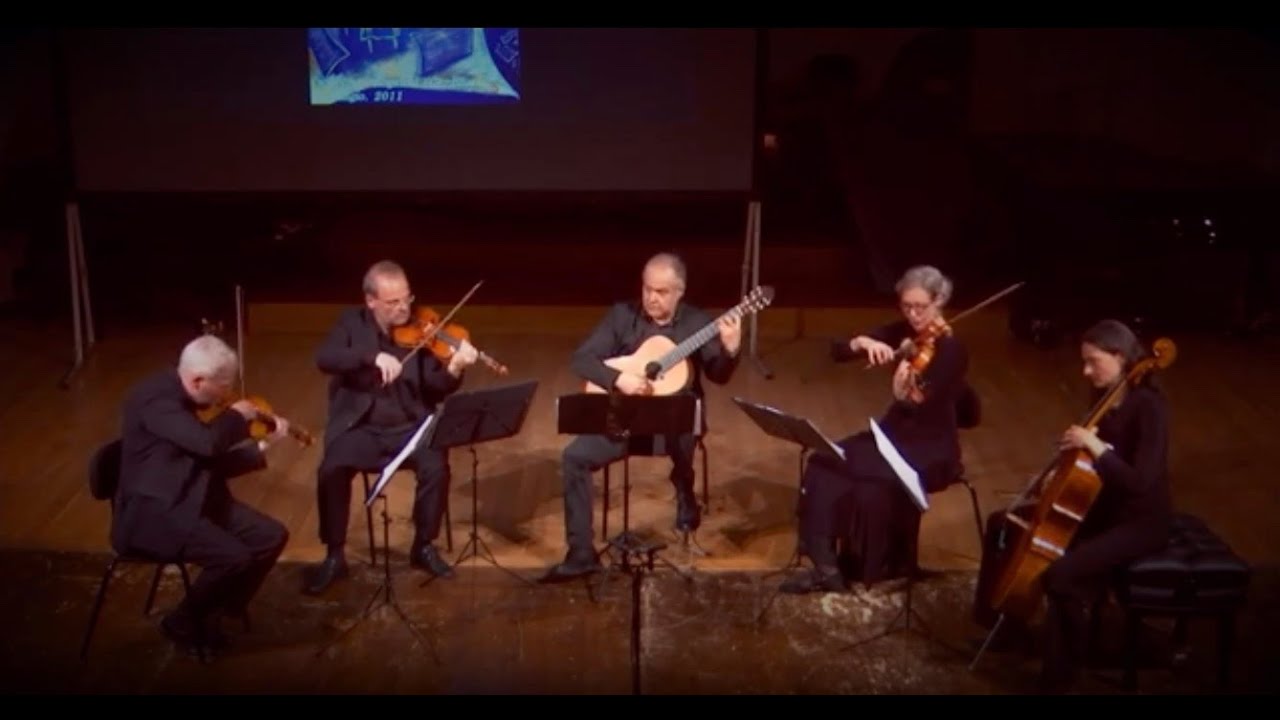III° Scherzo Quintetto op.143 M.Castelnuovo Tedesco Giorgio Albiani guitar, Diplomatisches Quartett