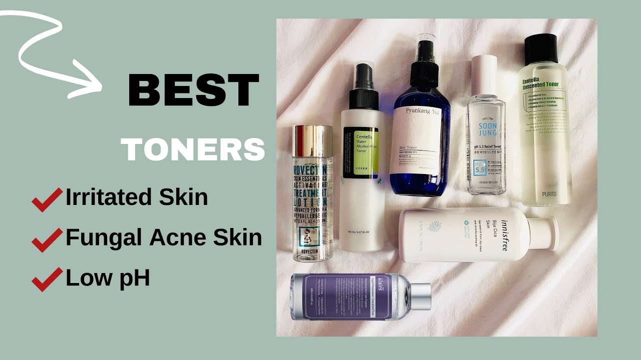 BEST Toners 💚 for IRRITATED Skin | Fungal Acne Safe | Tiny Bumps | Skin Barrier friendly