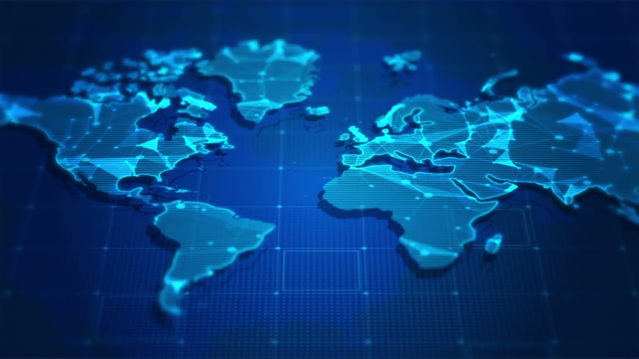 World Map animated background (Backdrop News Readers) Free Template