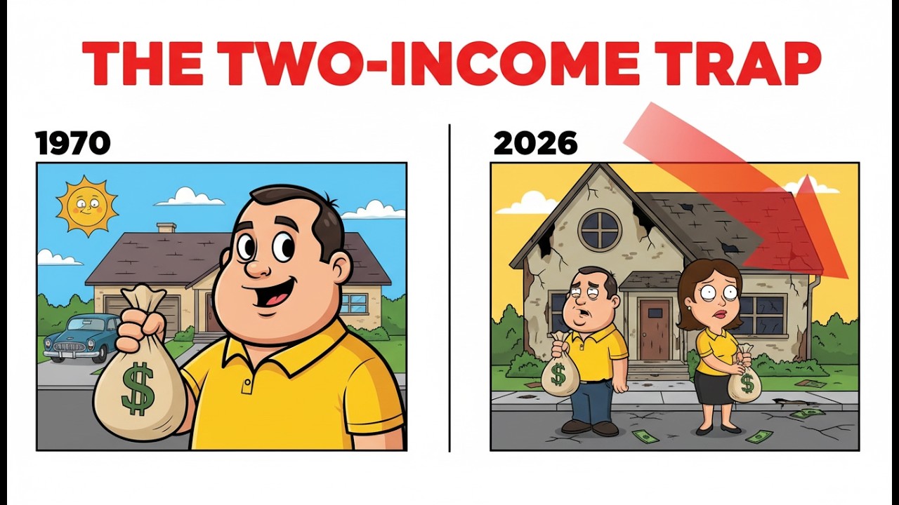 Why Two Incomes Leave You Broker Than One (The Two-Income Trap)(Money Mastery)