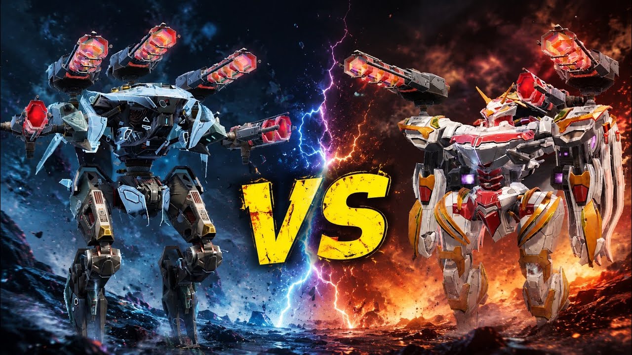 King Of The Sky Aether vs Eiffel - War Robots Comparison 