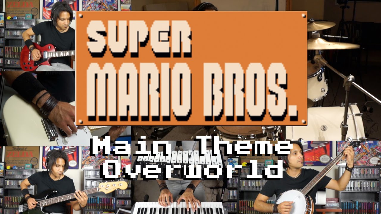 Super Mario Bros.  Overworld Theme (Guitar, Banjo, Drums, and more) Meets Serge