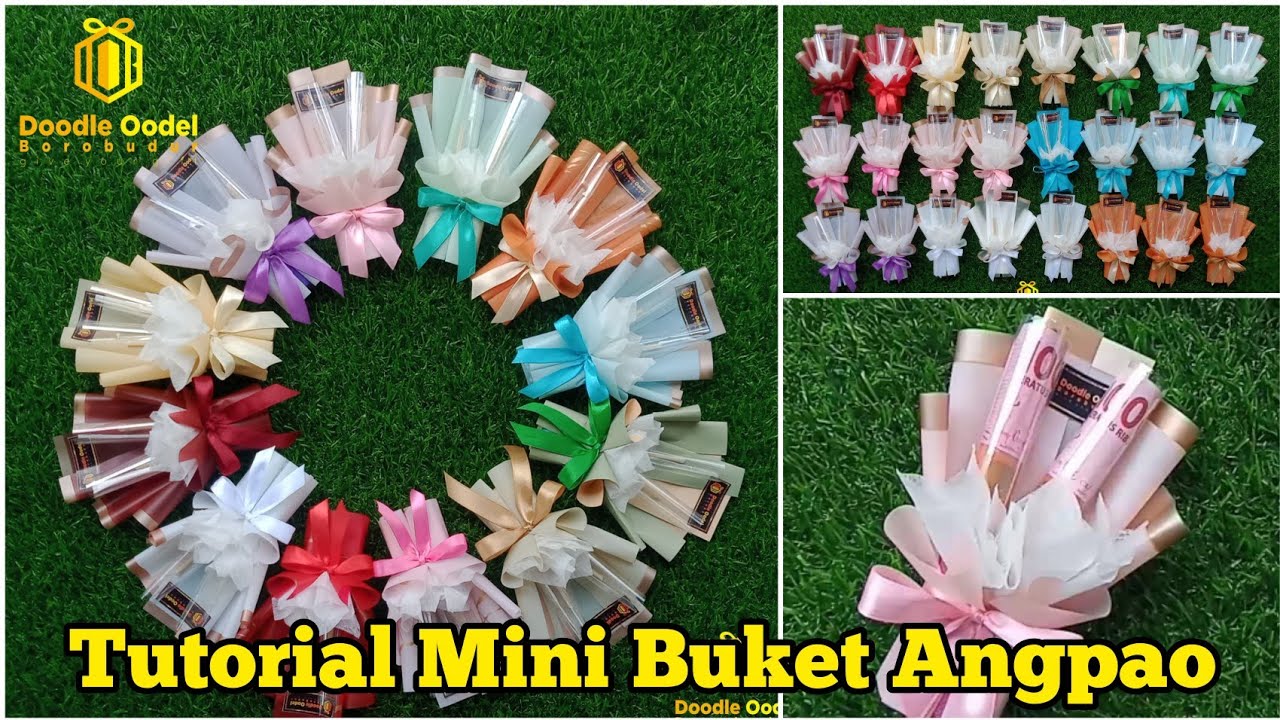 Tutorial Mini Buket Angpao || Buket Uang Mini - Buket Uang THR