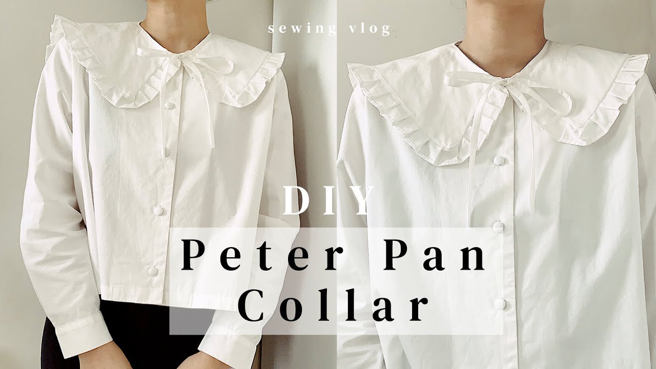 DIY Oversized Peter Pan Collar | Detachable Peter Pan Collar Tutorial