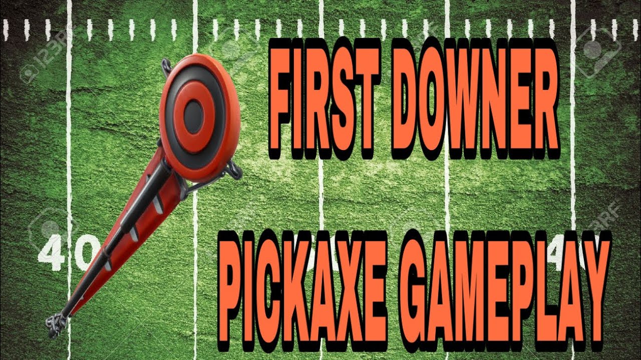 First Downer Pickaxe Fortnite Gameplay