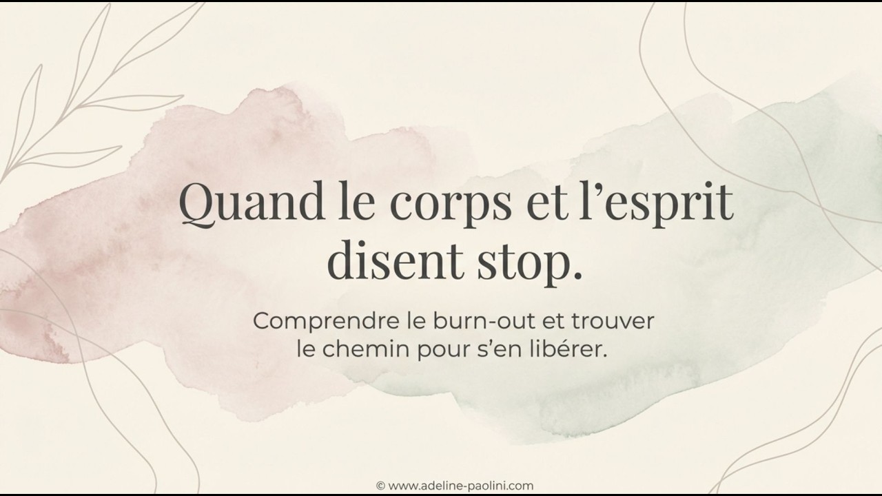 Burn-out : Quand Ton Corps Dit Stop | Les 4 Phases Silencieuses Que Personne Ne T'Explique