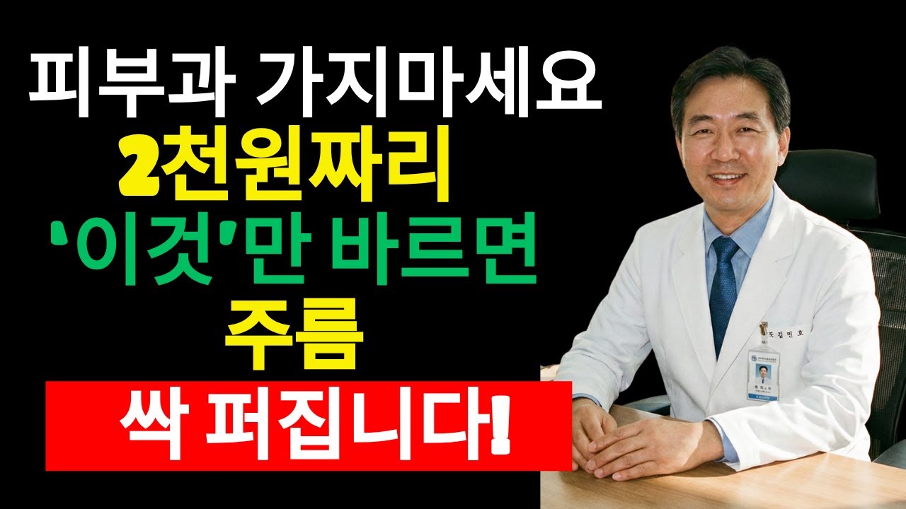손톱 세로줄 + 얼굴 주름 갑자기 늘었다면? 같은 원인입니다｜93세 피부과 원장 ‘2,000원 크림’ 비밀 | 백세건강
