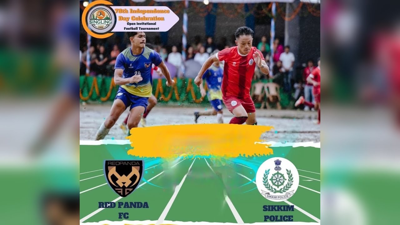 Quarter-Final Match Played Between Red Panda Fc V/S Sikkim Police At Soreng Play Ground ⚽️⚽️