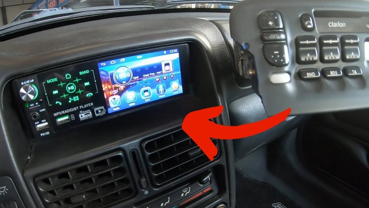 O Peugeot 106 GTi tem o radio partido !! Levou outro - » 1 DIN FULL TOUCH