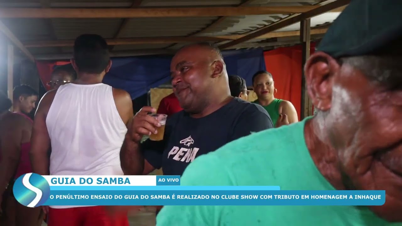 GUIA DO SAMBA REALIZA PENÚLTIMO ENSAIO NO CLUBE SHOW EM ROSÁRIO COM HOMENAGENS, TRIBUTO, E CASAMENTO