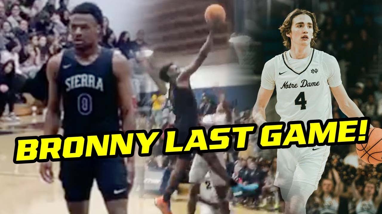 Bronny James BATTLES Dusty Stromer In Front Of MEAN Crowd 😱