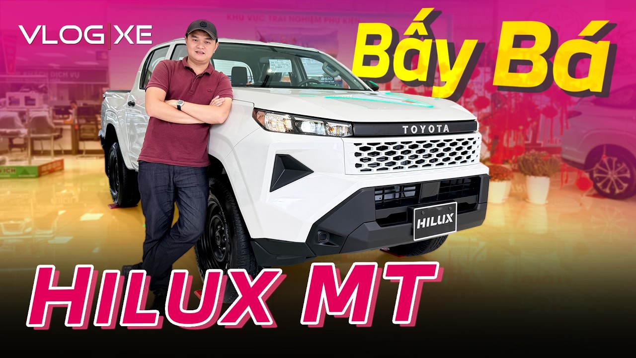 Bóc tách Hilux MT số sàn 2026 - 600 nhô mà có bán tải tiềm năng chơi bấy bá | Vlog Xe