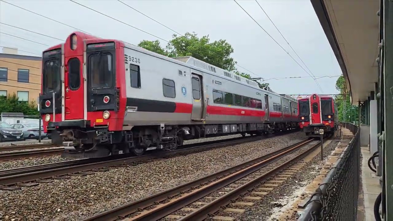 MTA MNRR and Amtrak: New Haven, Danbury, and Northeast Regional action at Rye (6/26/25)