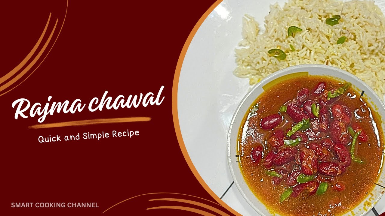 SIMPLE AND EASY RAJMA CHAWAL RECIPE || SMART COOKING #rice #rajmachawal