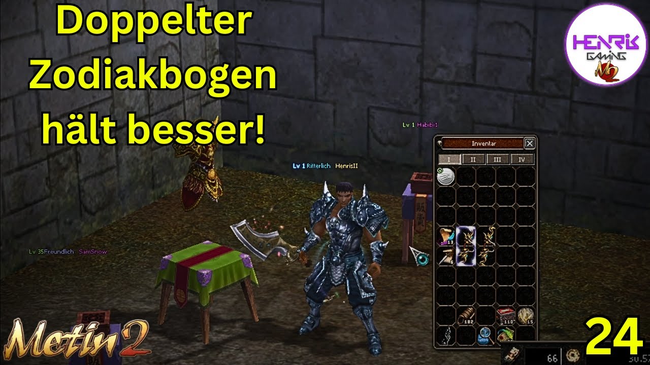 70er BIO FERTIG & Neuer Zodiakbogen fürs Schulterband!  - Metin2 DE RUBY [Chimera]