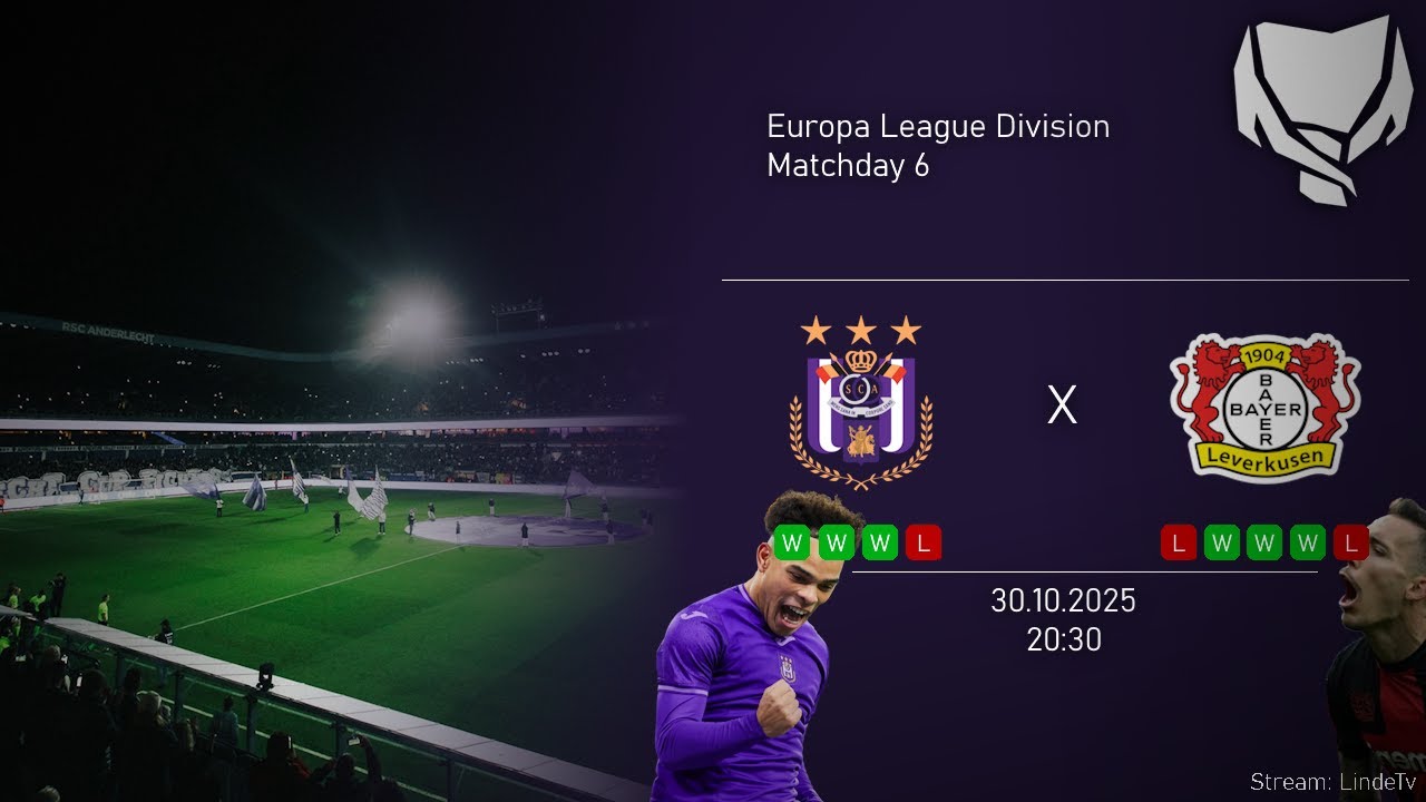 UEFA DIV2 | Anderlecht vs Bayer Leverkusen