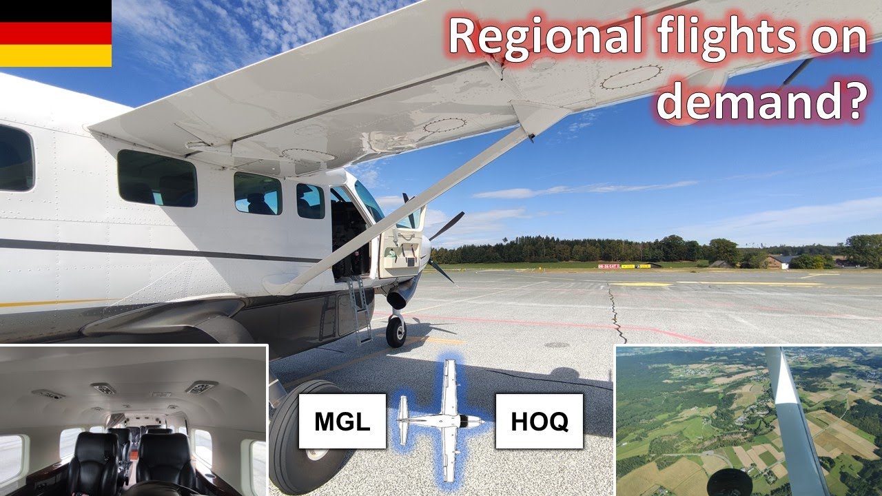 Flying on one of Germany's NEWEST Airlines! | A new concept for regional connectivity?