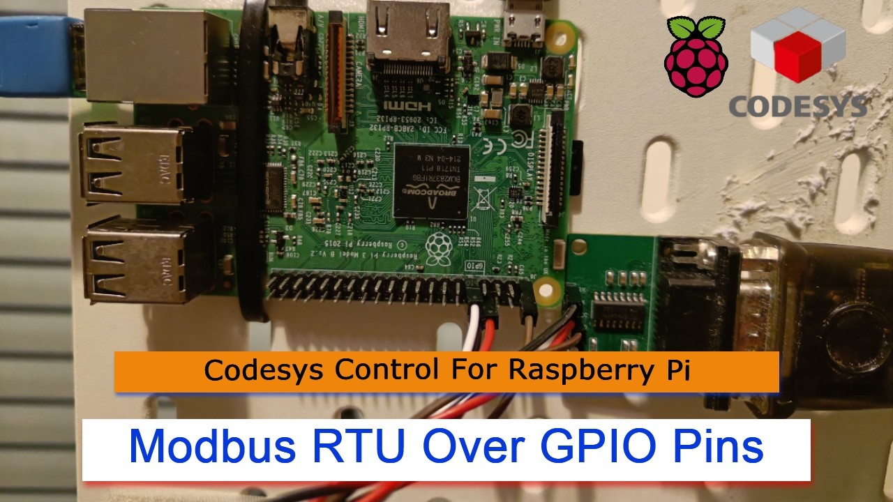 Modbus RTU Master over GPIO Serial Pins| Codesys Control for Raspberry Pi