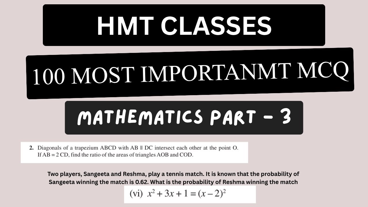 100  Important math mcq part 3