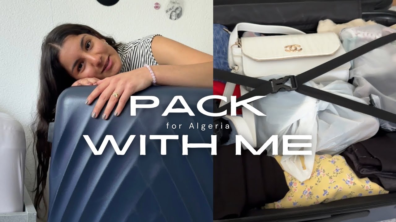 PACK WITH ME for 5 weeks in ALGERIA