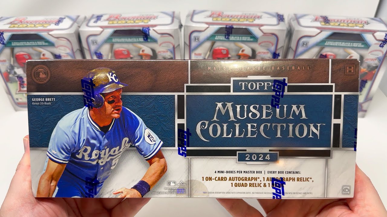 Ripping 2024 Topps Museum Collection Baseball Box - 🤯 HUGE HIT 🤯