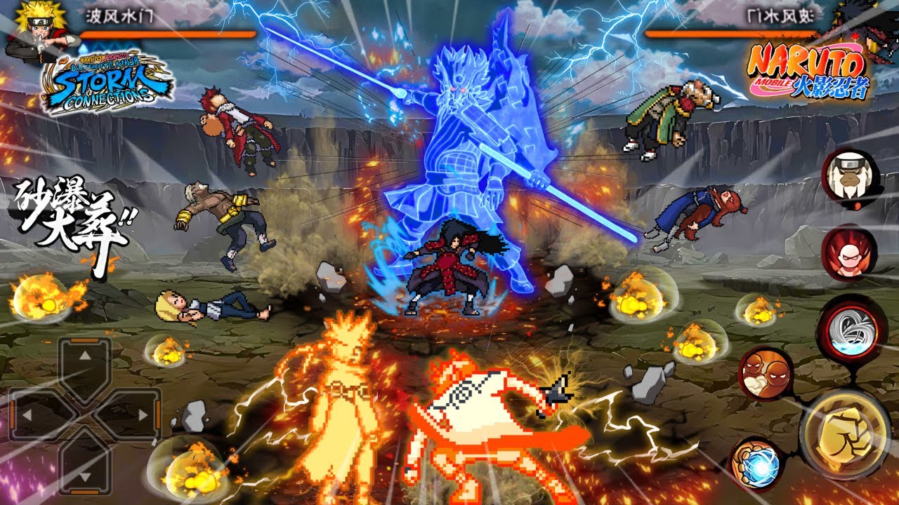 NARUTO Shippuden: NARUTO MOBILE FIGHTER Pixel Android OFFLINE 2026 -  Update TERBARU Semakin Seru💯🔥