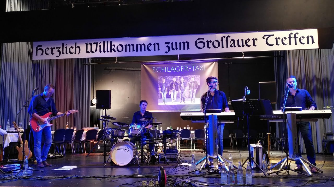 Großauer Treffen 2018,Abendprogramm mit der Band Schlager-Taxi