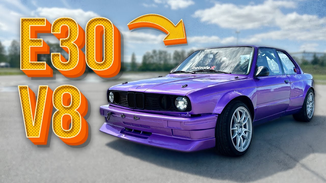 PIRMAS KARTAS SU E30 V8 TURBO