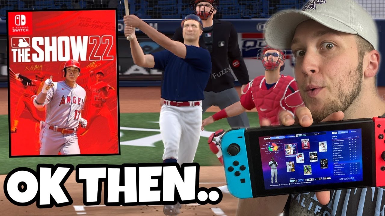 i finally played MLB THE SHOW 22 on the Nintendo Switch..