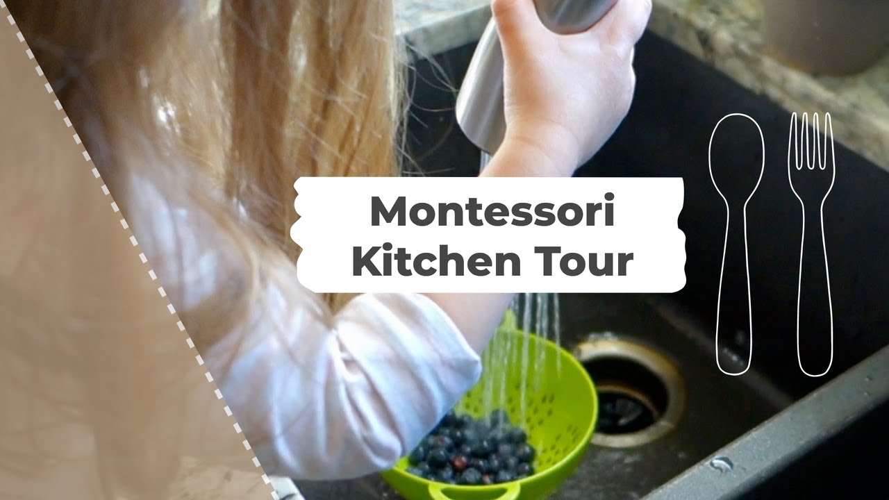 Montessori Kitchen Tour // Our Family's Practical Solution!