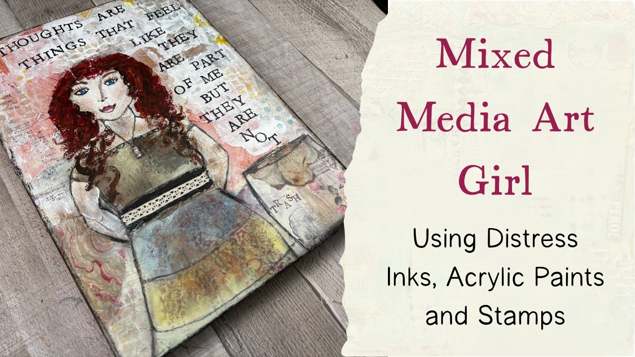 Mixed Media Art Girl