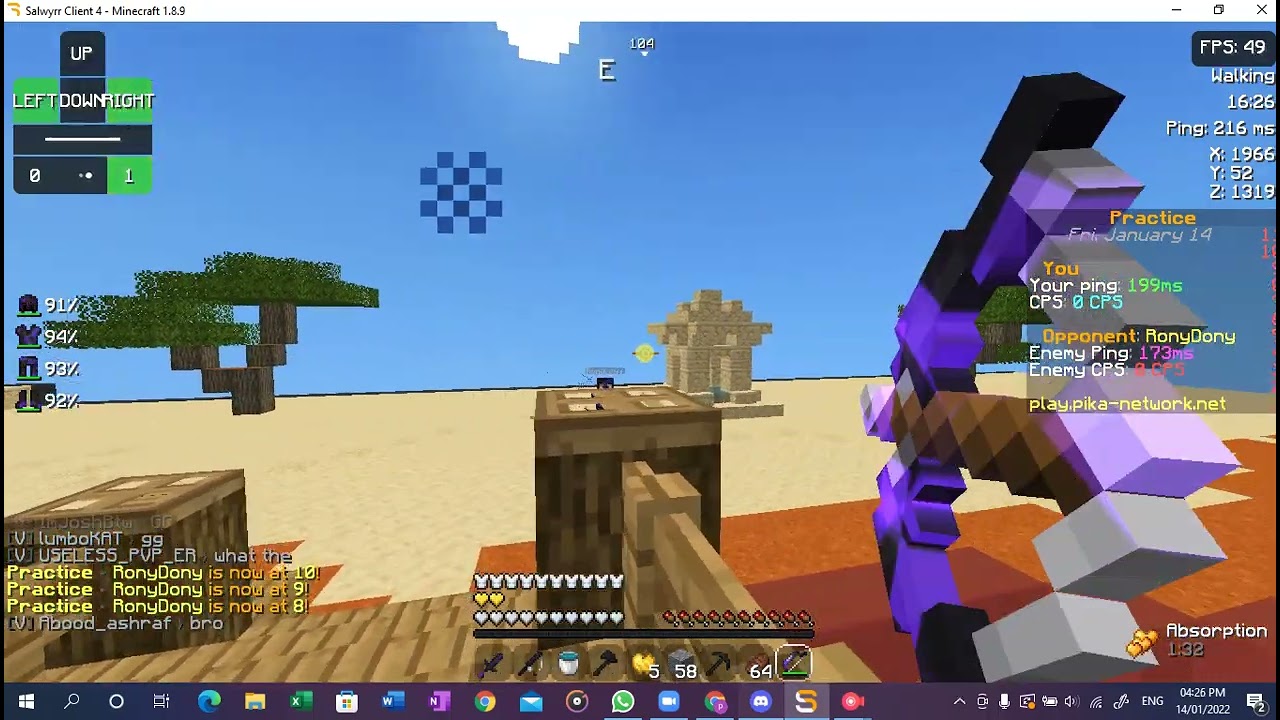 Build UHC pika network Close fights