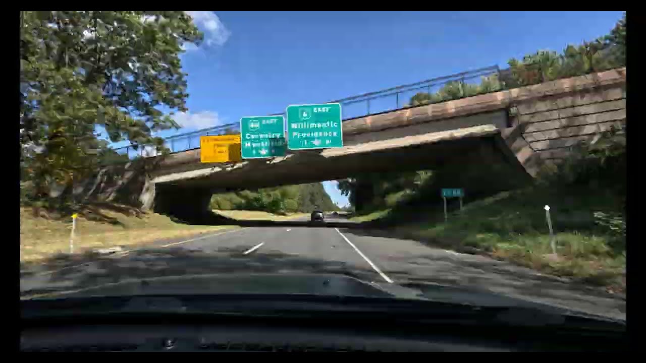 Driving Hartford Connecticut to Storrs Connecticut #driving  #autumn #fallcolor