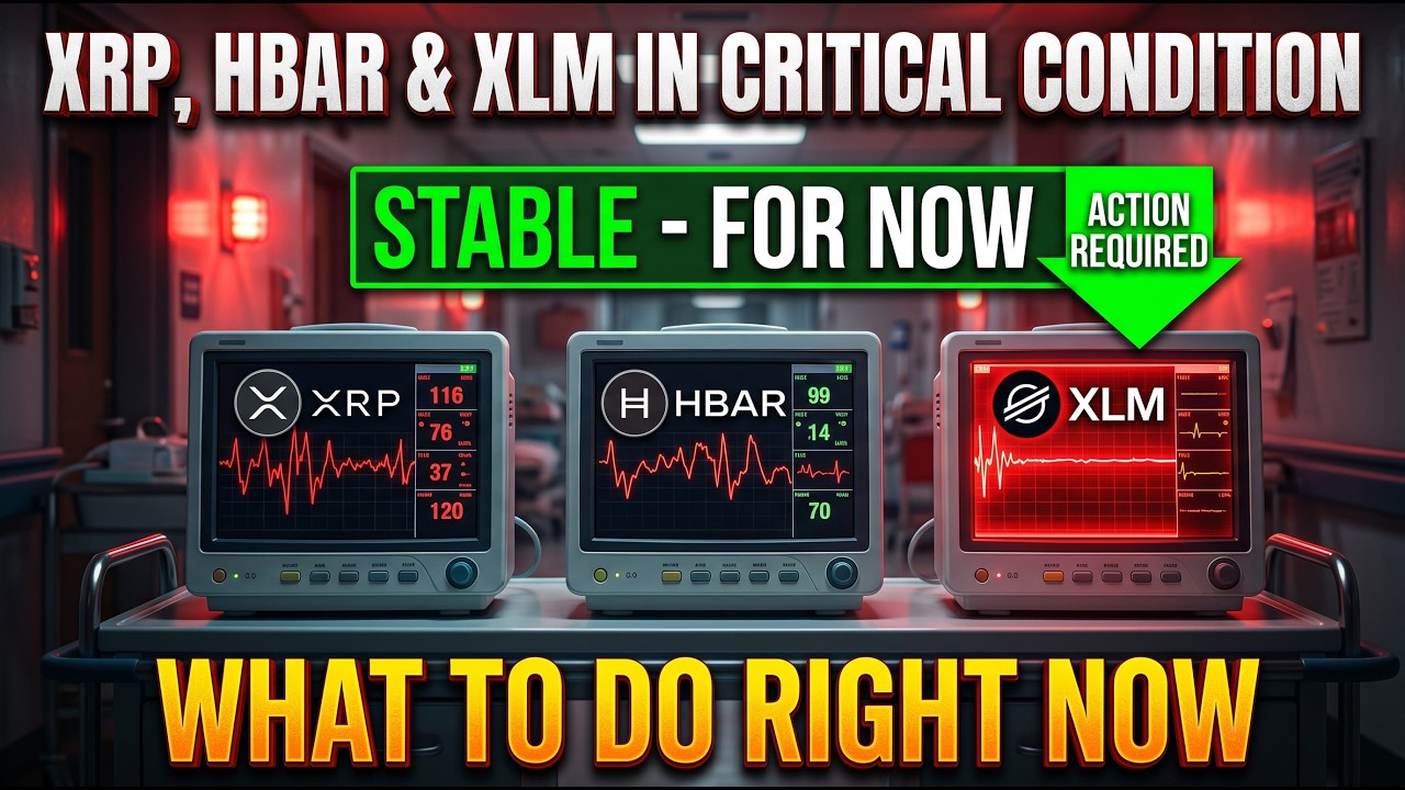 XRP, HBAR и XLM: КРАХ &mdash; что происходит и что делать прямо сейчас