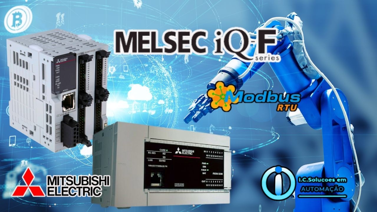 CPU FX5UC Mitsubishi como Mestre Modbus RTU parte 1