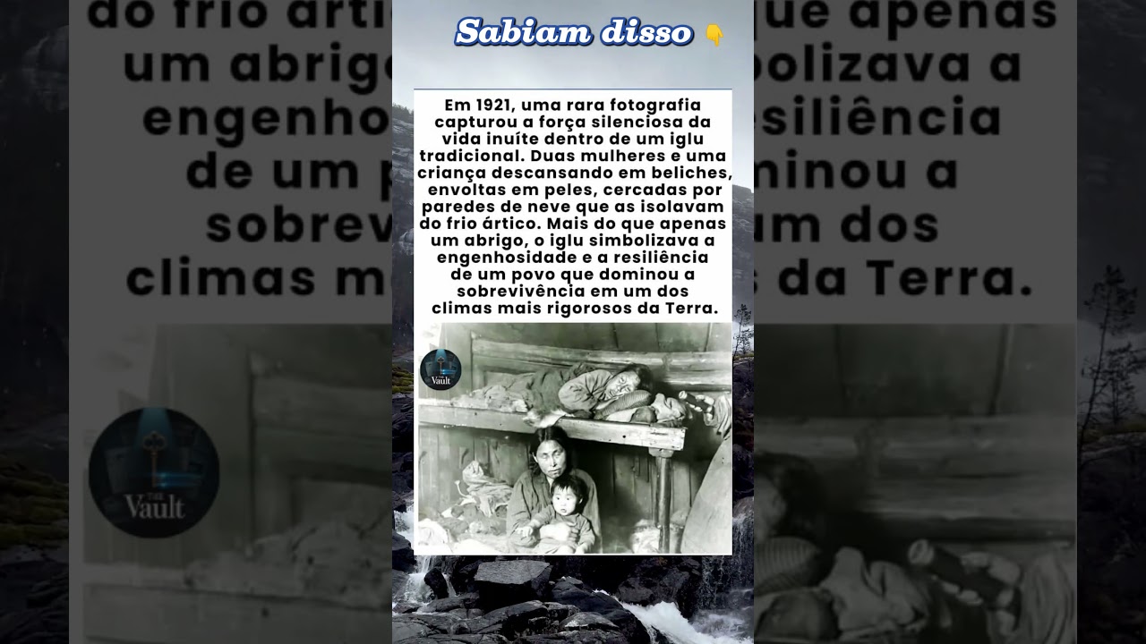 Um Lar no Gelo: A Imagem que Revela Como as Fam&iacute;lias Sobreviviam no &Aacute;rtico