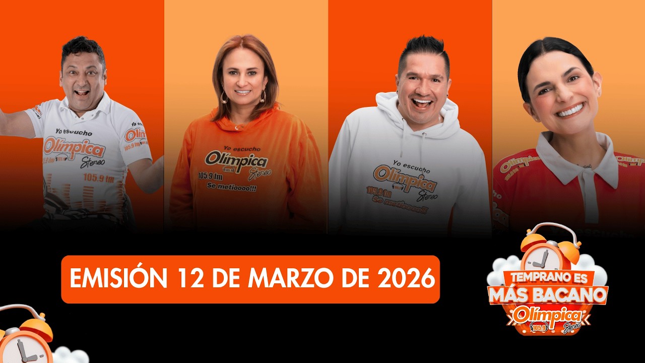 EN VIVO | HOY Temprano es más Bacano | 12 de marzo de 2026