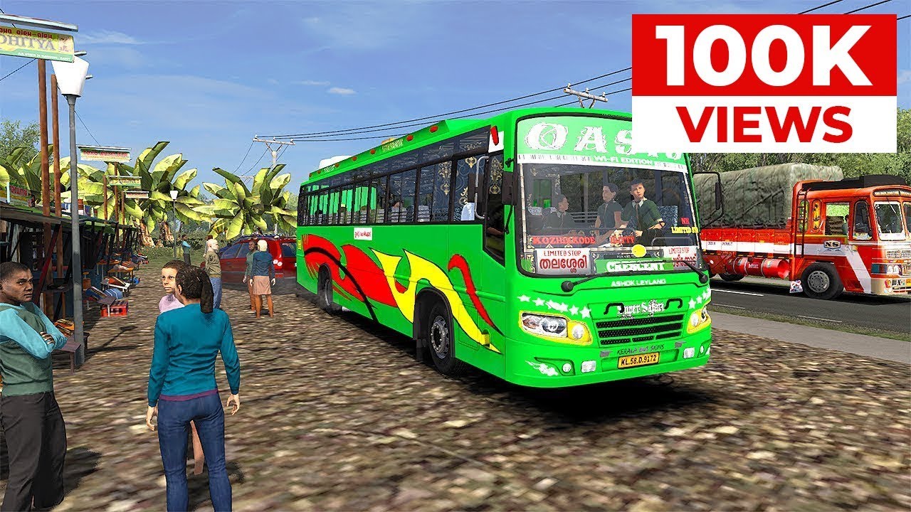 Ashok Leyland Limited Stop Bus Ride | Kottayam to Kozhikode | ETS2