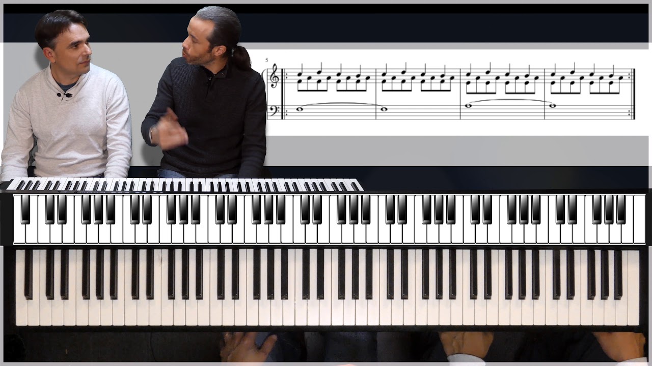 Exercice technique piano 4 : L'Indépendance des doigts - PIANO FACILE