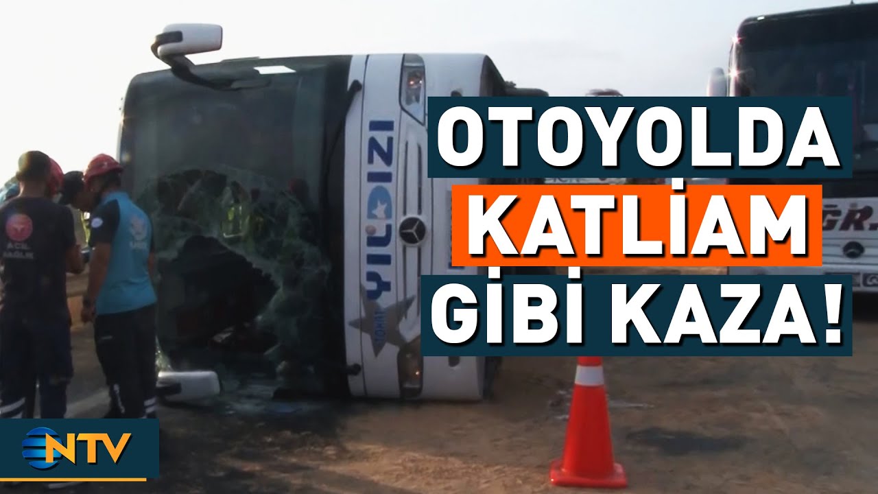 Otoyolda Otobüs Faciası! Katliam Gibi Kazanın Acı Bilançosu | NTV