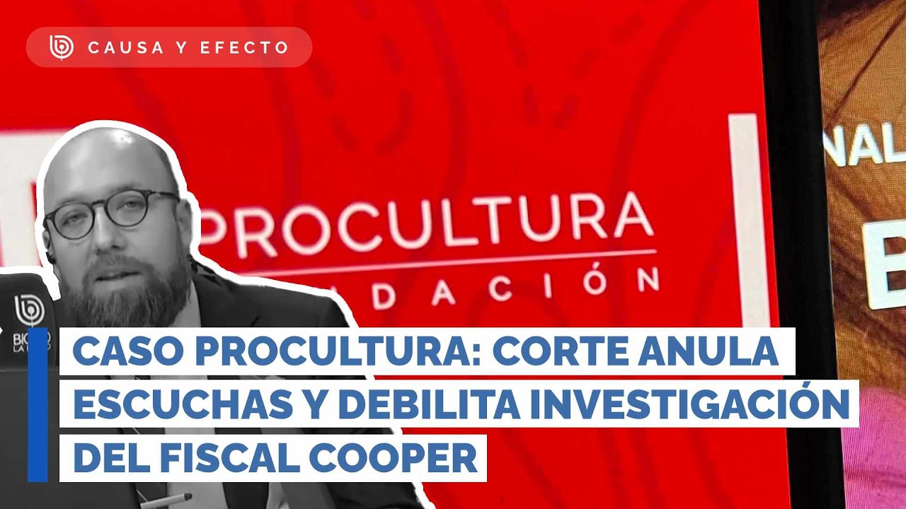 Caso Procultura: Corte anula escuchas y debilita investigaci&oacute;n del fiscal Cooper