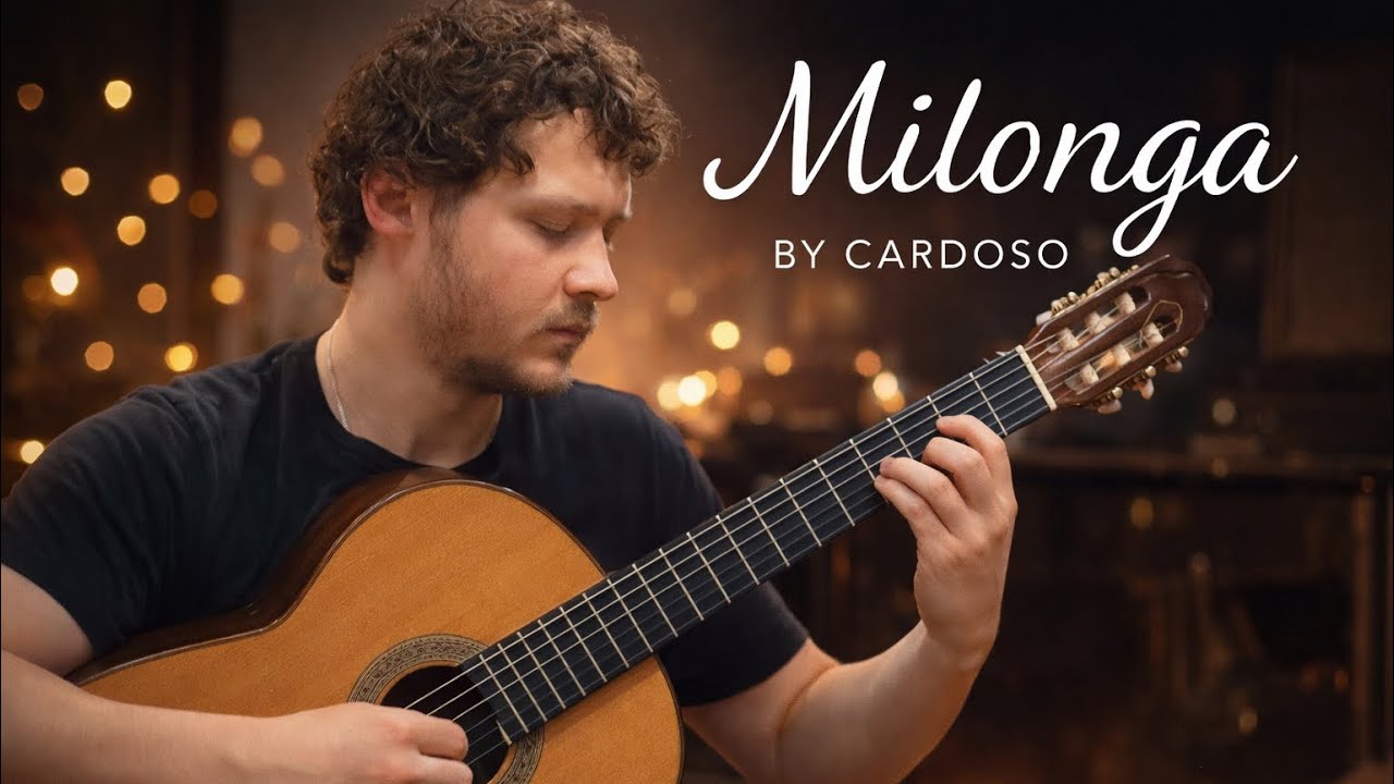 Milonga - Jorge Cardoso , with ornaments  + Sheet music