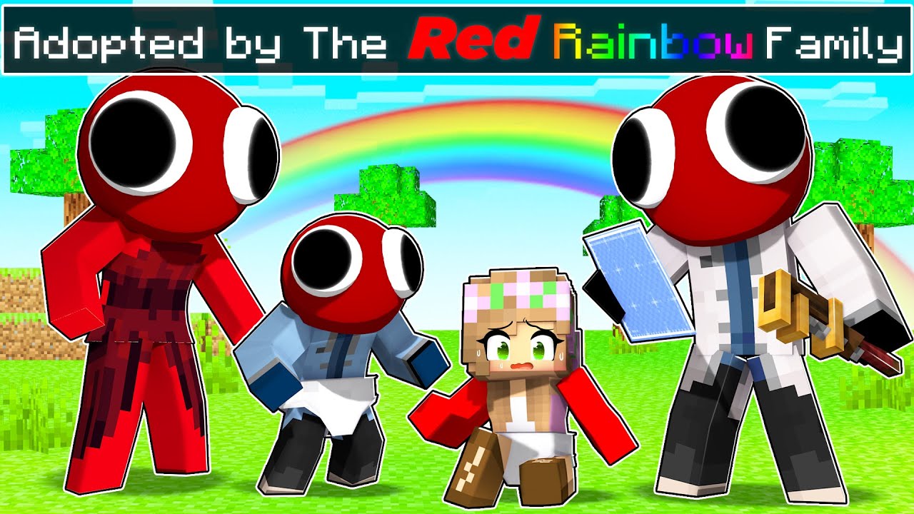 Adopted By The RED RAINBOW FAMILY in Minecraft